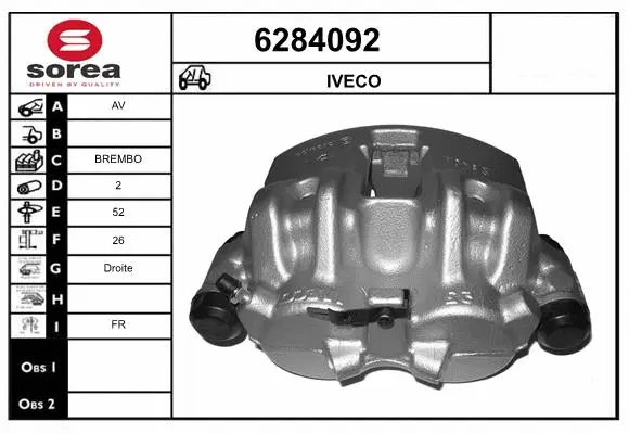 Brake Caliper (6284092)