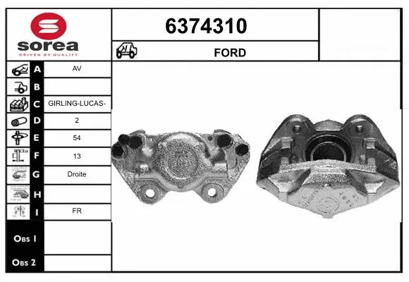Brake Caliper (6374310)