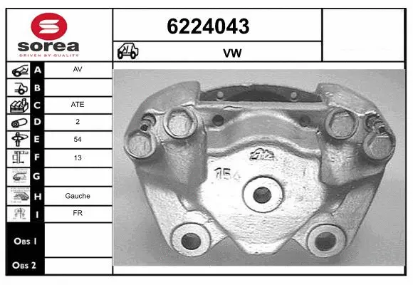 Brake Caliper (6224043)