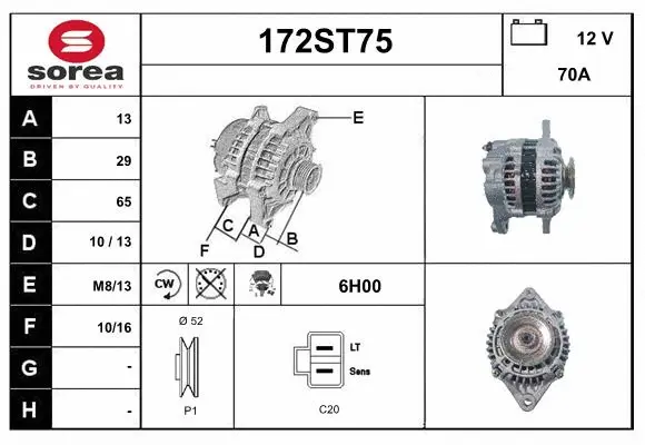 Alternator (172ST75)