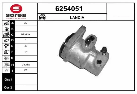 Brake Caliper (6254051)