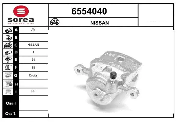 Brake Caliper (6554040)
