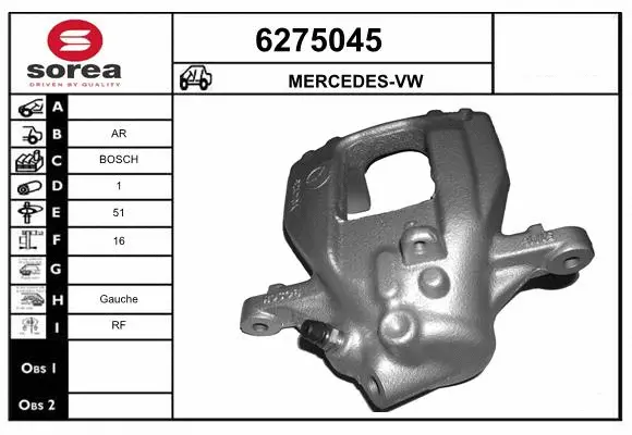 Brake Caliper (6275045)