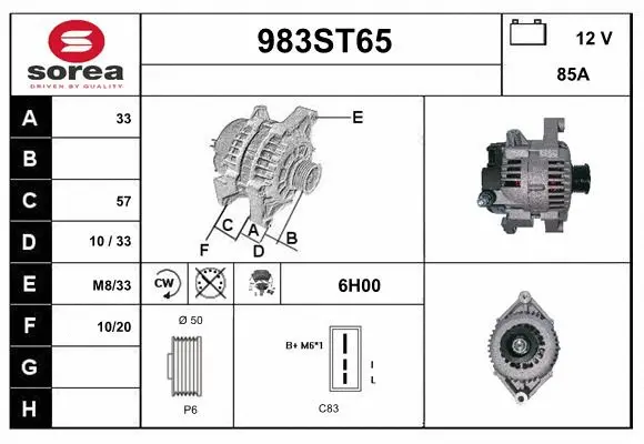 Alternator (983ST65)