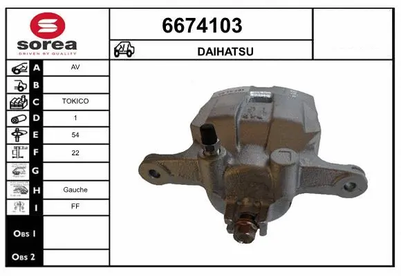 Brake Caliper (6674103)