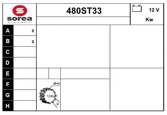 Starter (480ST33)