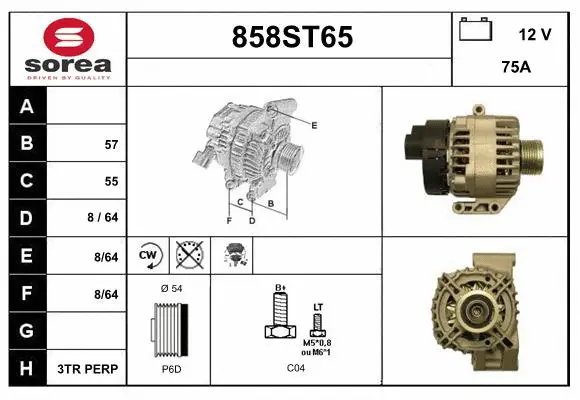 Alternator (858ST65)