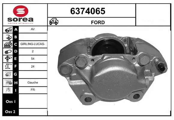 Brake Caliper (6374065)