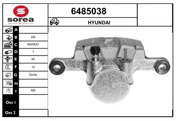 Brake Caliper (6485038)