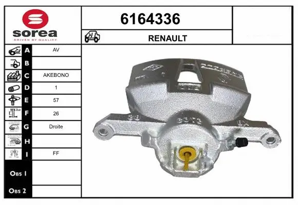 Brake Caliper (6164336)