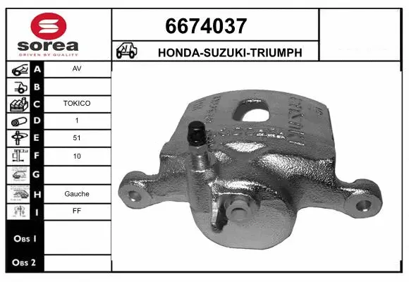 Brake Caliper (6674037)