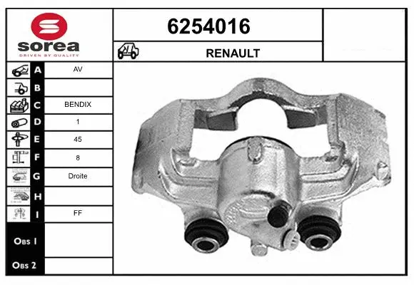 Brake Caliper (6254016)