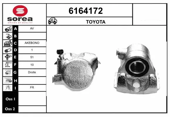 Brake Caliper (6164172)