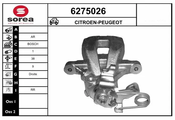 Brake Caliper (6275026)