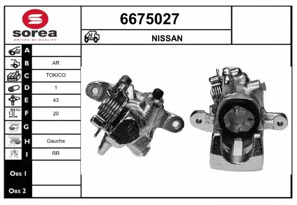 Brake Caliper (6675027)