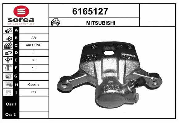 Brake Caliper (6165127)
