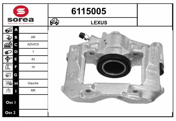 Brake Caliper (6115005)