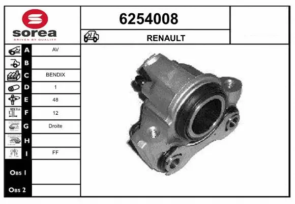 Brake Caliper (6254008)