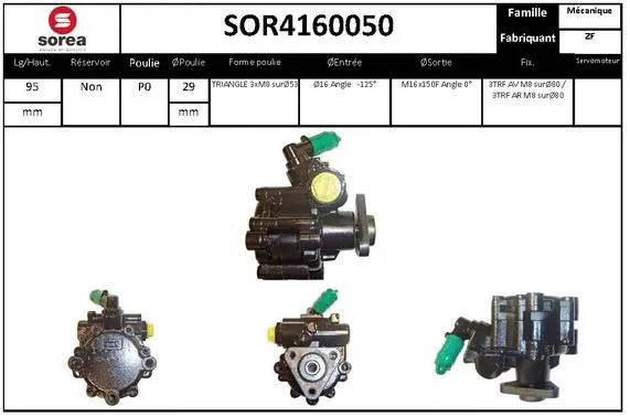 Hydraulic Pump, steering (SOR4160050)