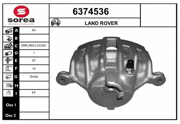 Brake Caliper (6374536)