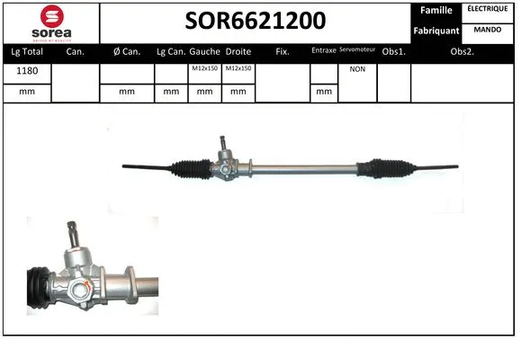 Steering Gear (SOR6621200)