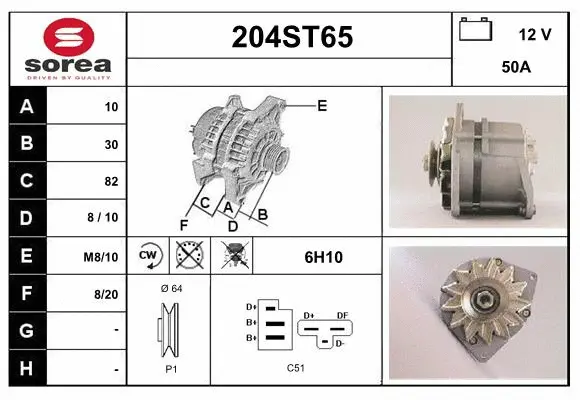 Alternator (204ST65)