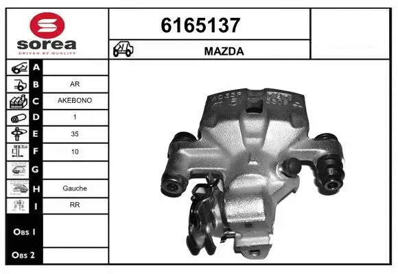 Brake Caliper (6165137)