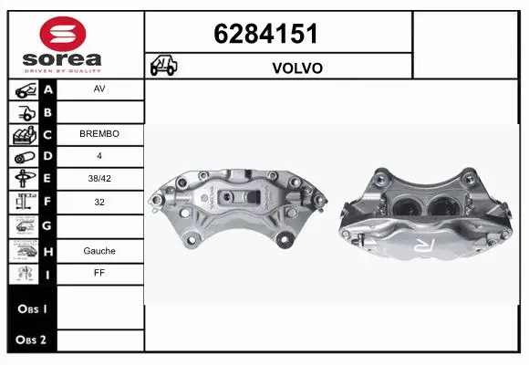 Brake Caliper (6284151)
