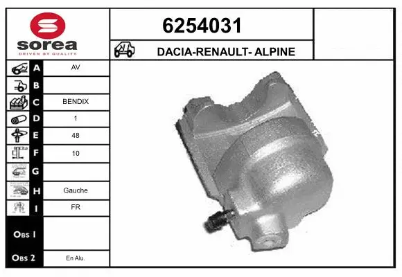 Brake Caliper (6254031)