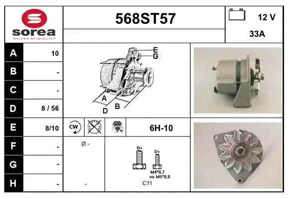Alternator (568ST57)