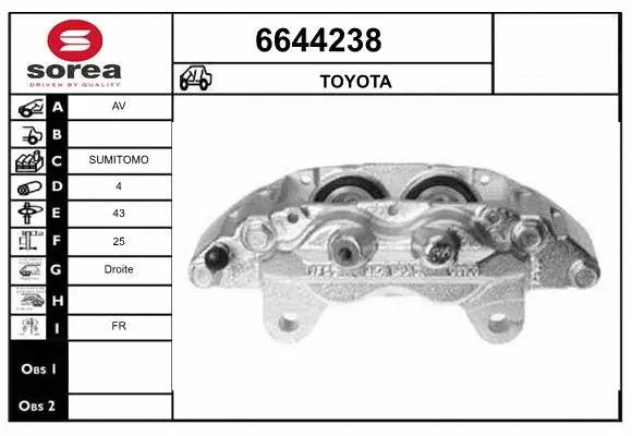 Brake Caliper (6644238)