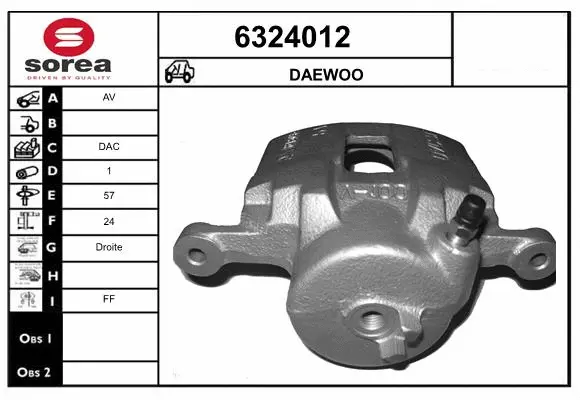 Brake Caliper (6324012)