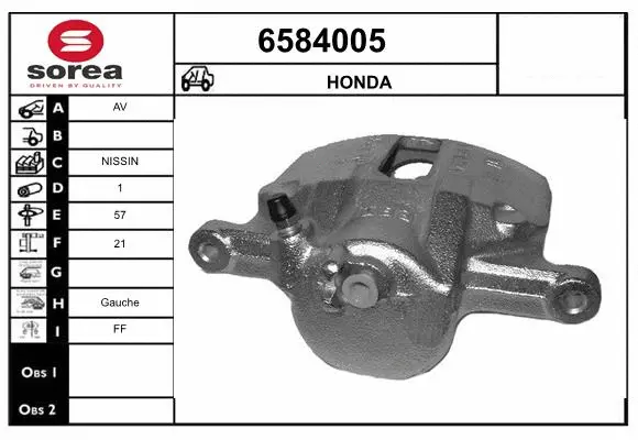 Brake Caliper (6584005)