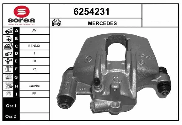 Brake Caliper (6254231)
