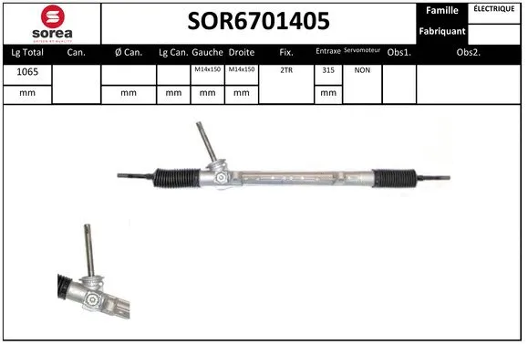 Steering Gear (SOR6701405)