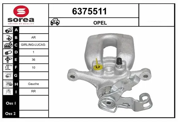 Brake Caliper (6375511)