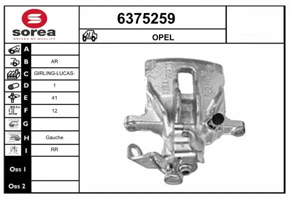 Brake Caliper (6375259)