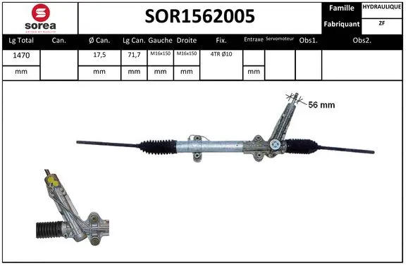 Steering Gear (SOR1562005)