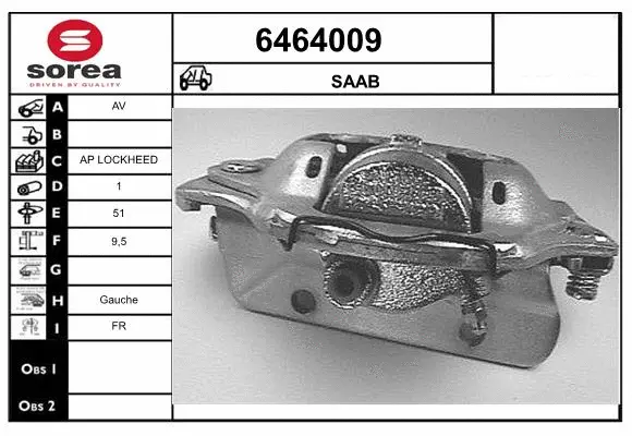 Brake Caliper (6464009)