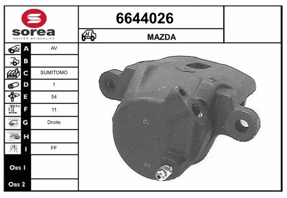 Brake Caliper (6644026)