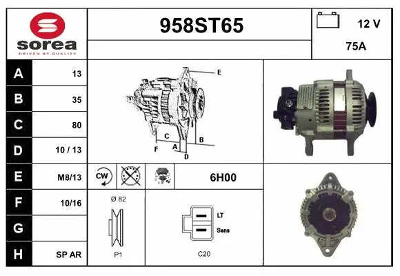 Alternator (958ST65)