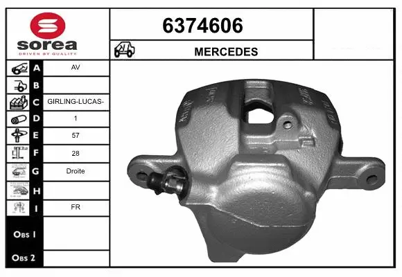 Brake Caliper (6374606)