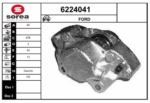 Brake Caliper (6224041)