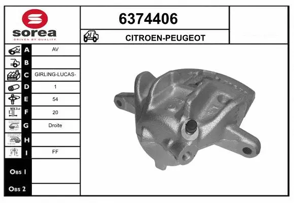 Brake Caliper (6374406)
