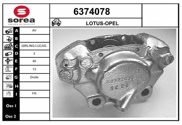 Brake Caliper (6374078)