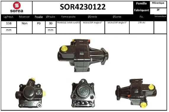 Hydraulic Pump, steering (SOR4230122)