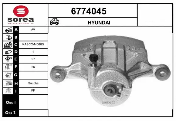 Brake Caliper (6774045)