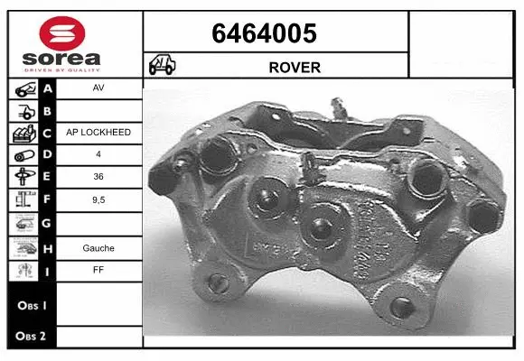 Brake Caliper (6464005)