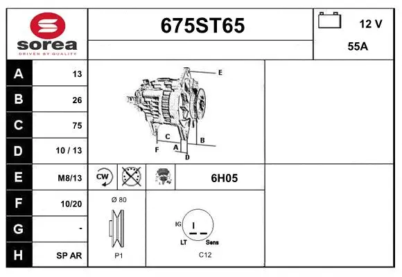 Alternator (675ST65)