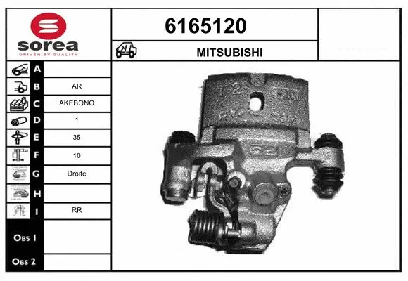Brake Caliper (6165120)